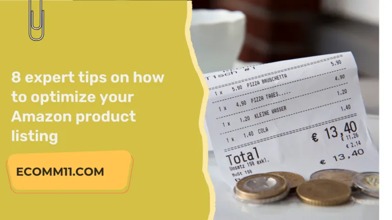 8 expert tips on how to optimize your Amazon product listing