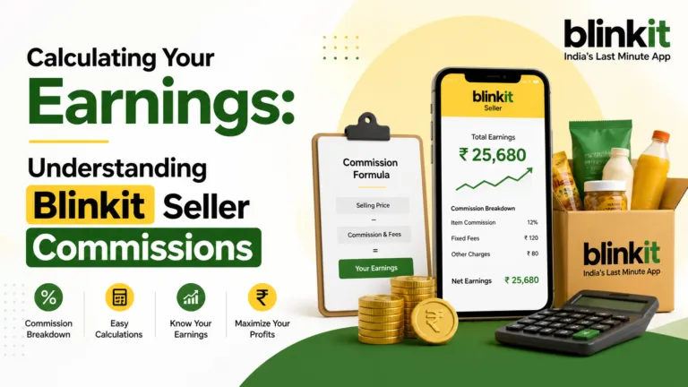 Calculating Your Earnings: Understanding Blinkit Seller Commissions